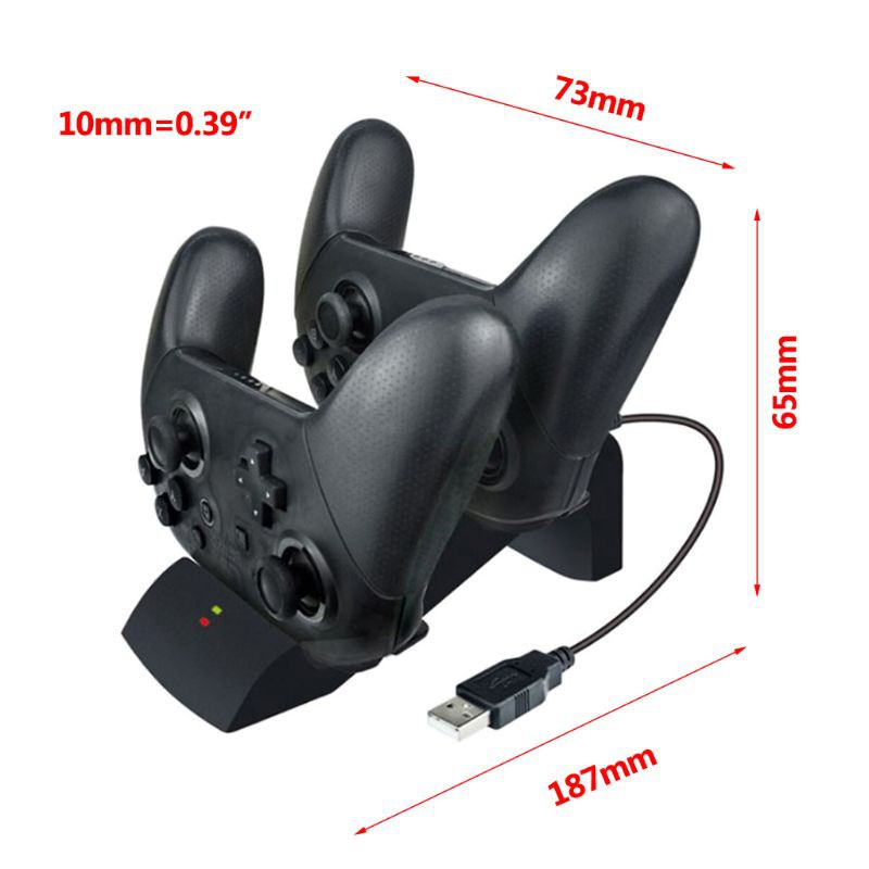 Đế Sạc Nhanh Có Đèn Led Cho Máy Chơi Game Switch Pro