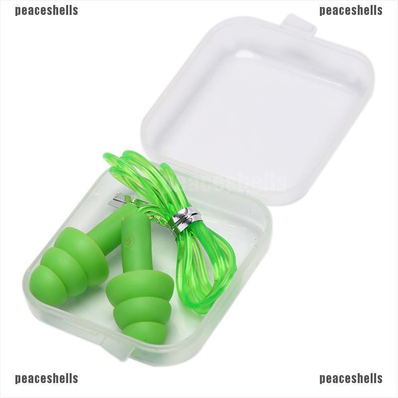 Nút Bịt Tai Chống Ồn Bằng Silicone Có Thể Tái Sử Dụng