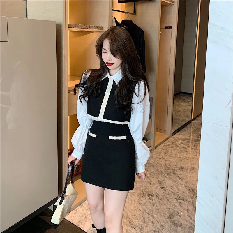 Set áo váy hot girl siêu xinh hàng quảng châu chất đẹp