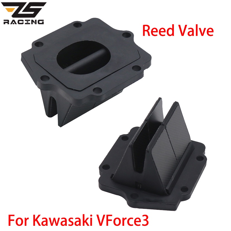 Price concessions for factory clearing inventory ZSDTRP Intake reed valve carbon fiber for Kawasaki KX125 1982-1992 KMX125 1999 2000 2001 KX500 1983 1984 KDX200  Ninja KRR KRZ150