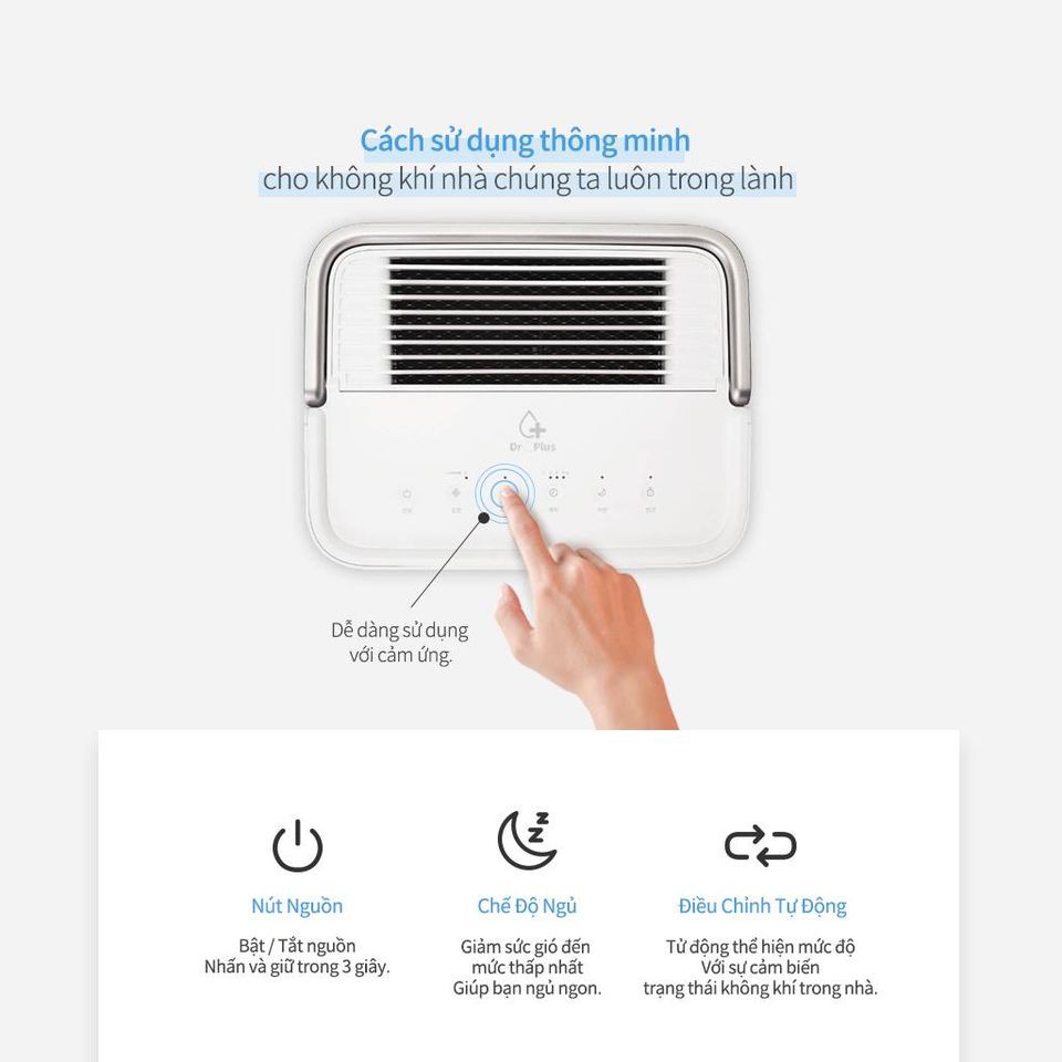 Máy Lọc Không Khí ARIZE Dr.Oplus Air Purifier DHA-931SW - Tặng Kèm Combo Lõi Lọc Thay Thế 01 Năm