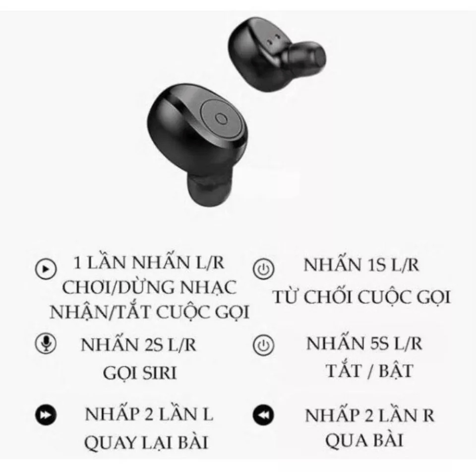 Tai nghe bluetooth S11 5.0 bản cảm ứng tích hợp sạc dự phòng 4800mah nghe 400h kháng nước chống ồn CVC 8.0 MÃ S11 PRO