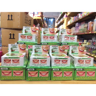 SET Bột trắng răng Green herb dừa thái lan