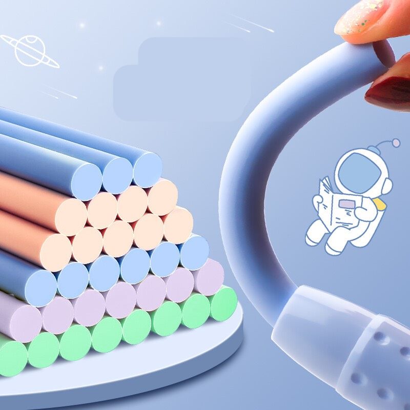 Gôm viết chì bấm kèm 2 ruột gôm thay thế