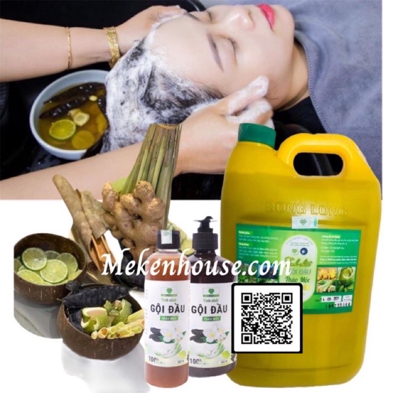 Tinh chất dầu gội thảo mộc mẹ kem 5lít- sỉ , spa, salon, dưỡng sinh, thiên nhiên