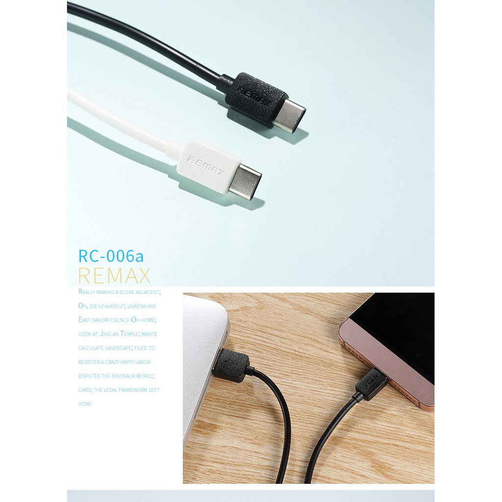 Cáp sạc Lighting Remax RC-06i