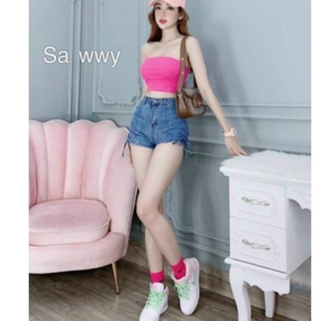 Áo ống trơn bacis thun borip dày lên fom cực chuẩn [Hình thật trải sàn, full màu]