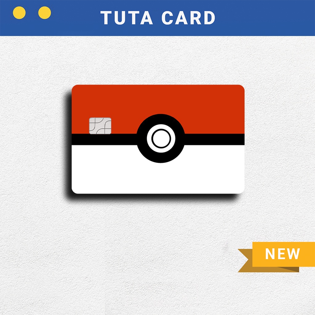 Miếng dán, skin, sticker thẻ ATM, ngân hàng, thẻ xe, thẻ chung cư ( POKEMON )  | TUTA CARDS