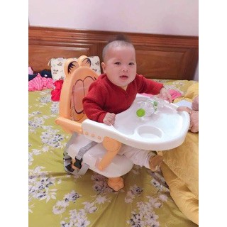 GHẾ ĂN DẶM GẤP GỌN HÌNH NGỘ NGHĨNH CAO CẤP CHO BÉ YÊU