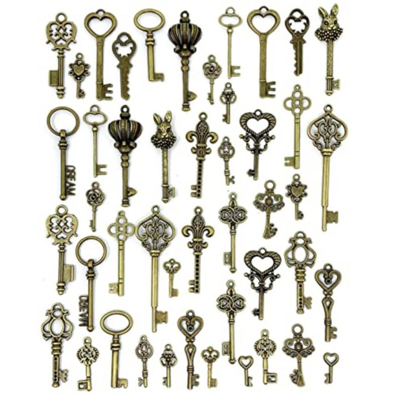 Mặt Vòng cổ Kim Loại Hình Chìa Khóa