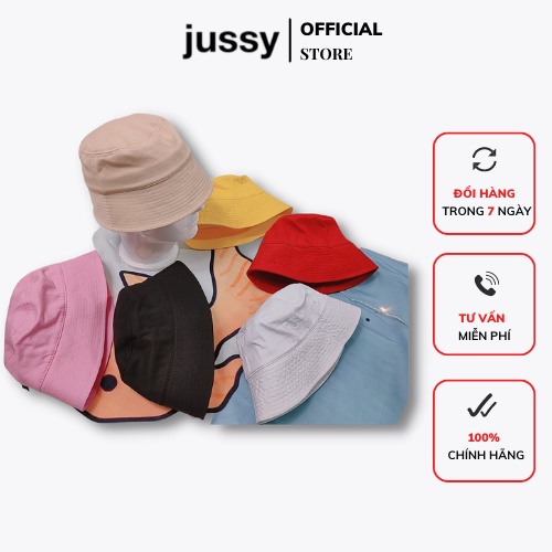 Nón Tai Bèo Nam Nữ Thời Trang Vành Cụp Trơn Jussy Fashion Nhiều Màu Phong Cách Mũ Bucket Nữ Ulzzang Unisex