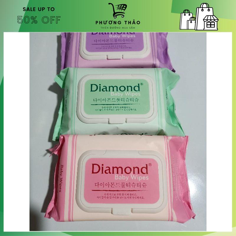 Khăn Ướt DIAMOND BABY WIPES Không Mùi 125g - Đồ chơi trẻ em Anh Thư