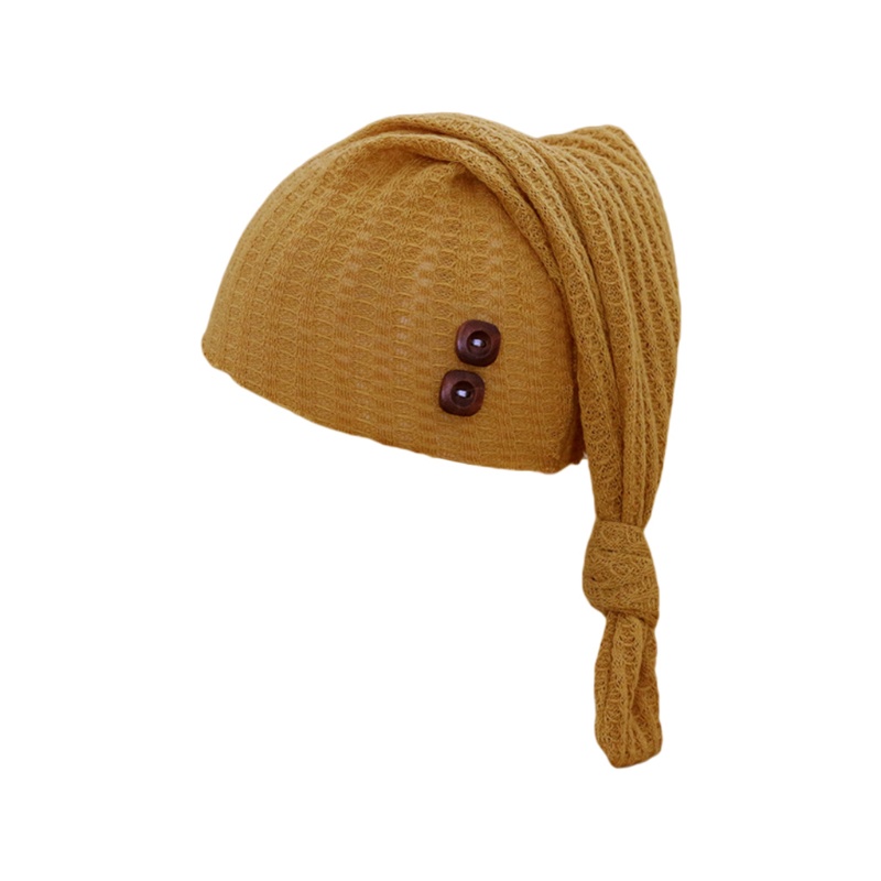 Mũ Đan Len Đuôi Dài Dùng Làm Đạo Cụ Chụp Ảnh Cho Bé Sơ Sinh