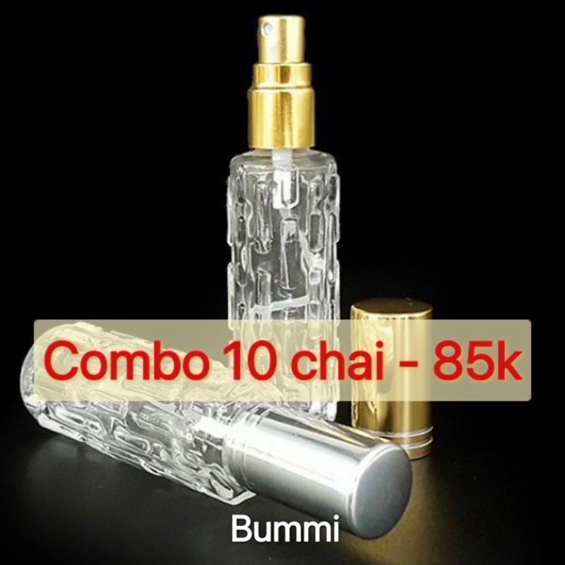 Combo 10 chai chiết nước hoa 10ml