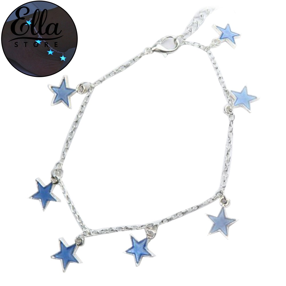 Vòng đeo chân mặt ngôi sao phát sáng trong đêm thời trang cho nữ