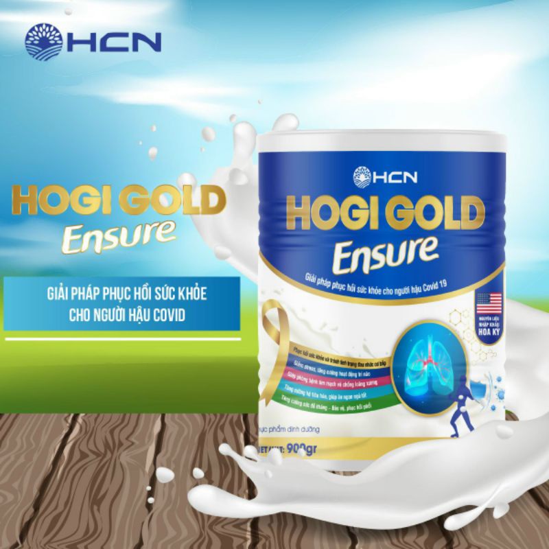 Sữa bột Hogi Ensure Gold 900g sản phẩm dinh dưỡng và phục hồi cơ thể sau covid 19