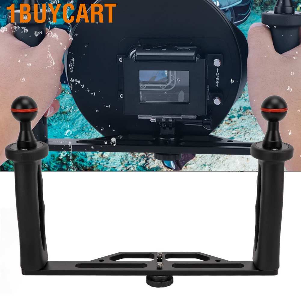 1buycart PY-044 Dual Handle Tray Stabilizer Rig Diving Underwater Camera Housings