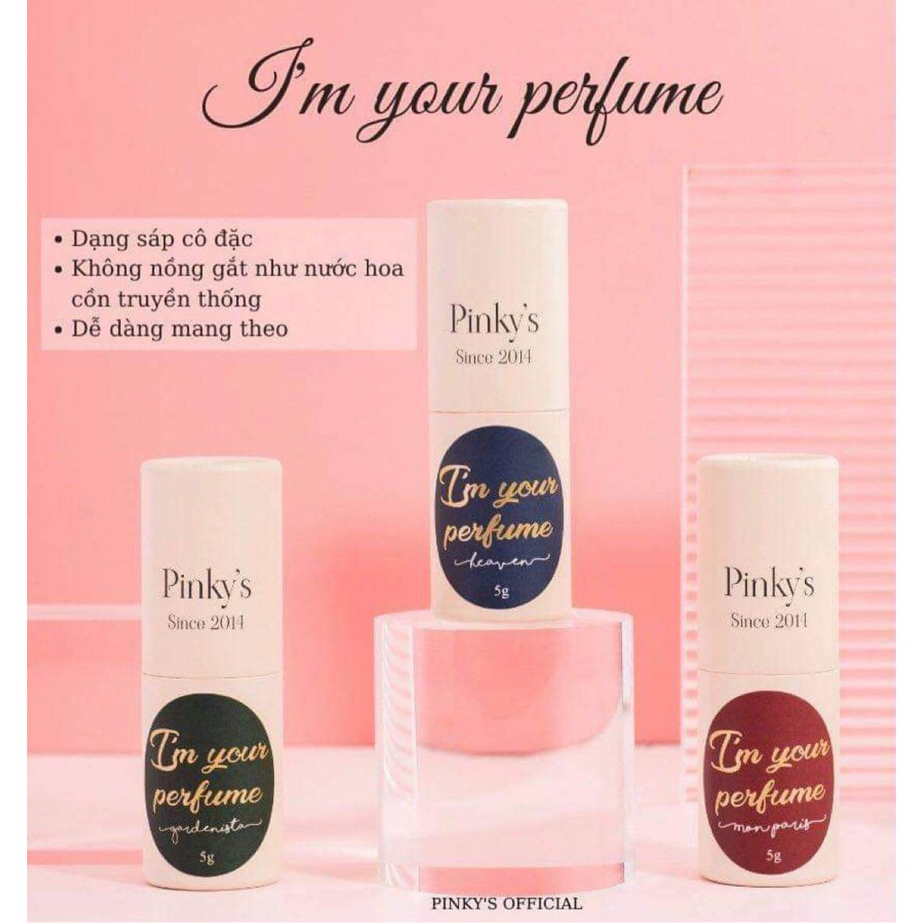 Nước Hoa Khô PINKY'S - Nước hoa sáp bỏ túi bộ sưu tập I'm Your Perfume