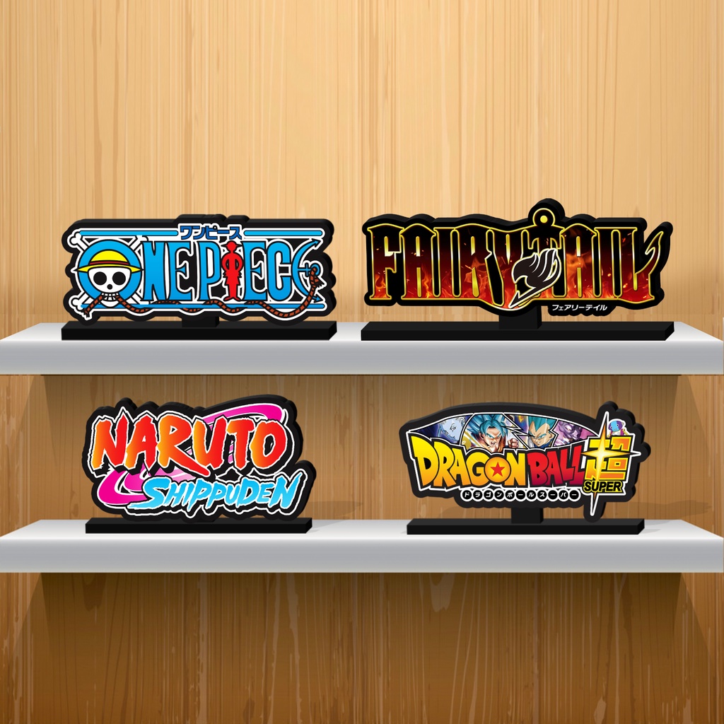 Logo One Piece, Naruto, Dragon Ball, Fairy Tail Acrylic Cao Cấp