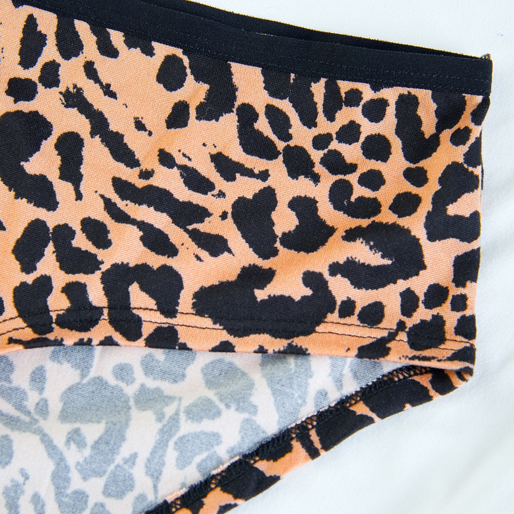 Set áo ngực có gọng mút vừa cup demi hoạ tiết iBasic BRAW150 và quần PANW150