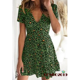 Đầm Nữ Cổ Chữ V Phong Cách Boho Thời Trang Quyến Rũ