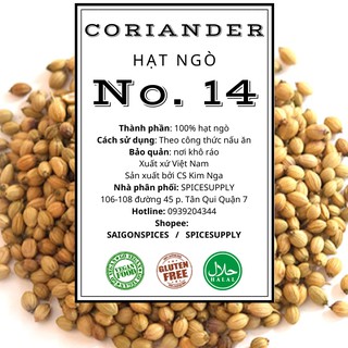 10kg Hạt mùi Hạt ngò Coriander whole thơm sạch Việt nam