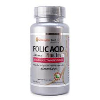 FOLIC ACID 400 MCG lọ 100 viên