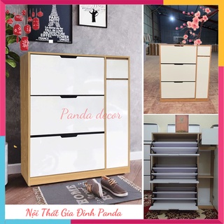 Tủ giầy thông minh gỗ công nghiệp, kệ để giầy dép gỗ kích thước 100x110x30 cm