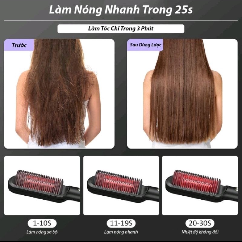lược điện cho nữ (sản phẩm chốt trên livestream)