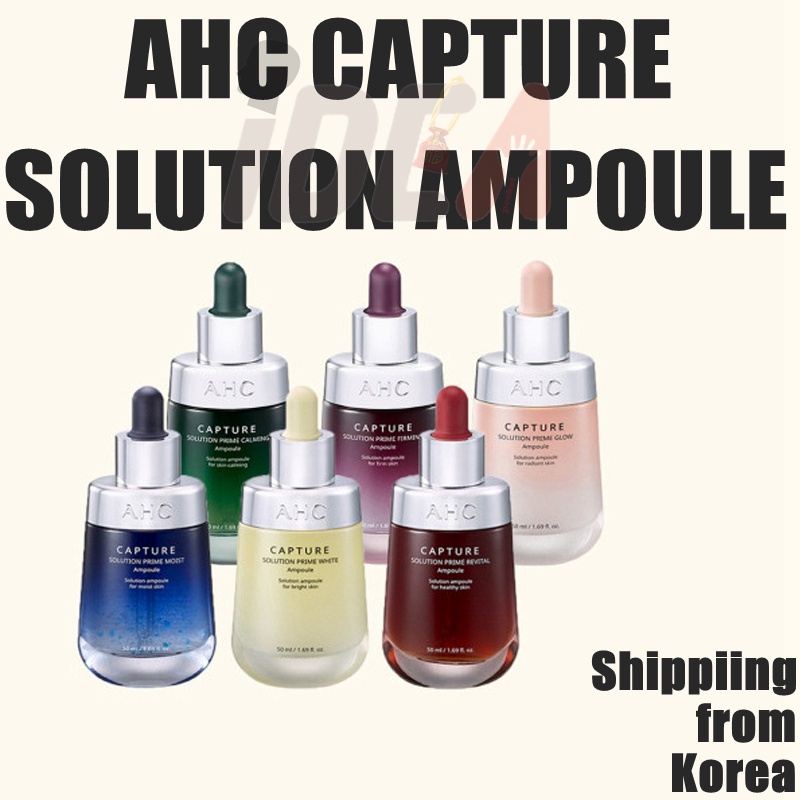 Tinh chất dưỡng da AHC Capture Solution Prime chăm tóc tăng cường 6 loại tùy chọn 50ml