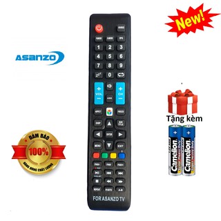 Điều khiển tivi Asanzo Smart tv asanzo - Hàng chuẩn [ tặng kèm pin, BH đổi trả ] 50AG600 32VS9 50AS800N 50T800N 40T300
