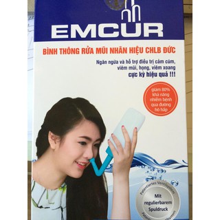 Bình rửa mũi emcur chlb đức chống viêm mũi dị ứng