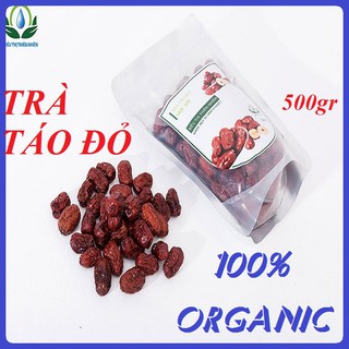 Trà Táo Đỏ sấy khô MỘC SẮC 500gr [Chính Hãng] Bổ não, Kéo dài tuổi thọ, Đẹp da, An thần, Tốt cho tim mạch