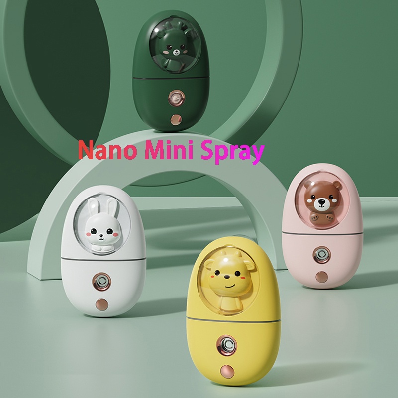 Máy Phun Sương Dưỡng Ẩm Mini Cầm Tay Kiểu Dáng Dễ Thương 2022