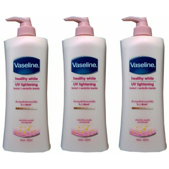 Sữa dưỡng thế vaseline trắng da chống nắng 400 ml