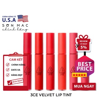 [PHÂN LOẠI] Son kem 3CE Velvet Lip Tint 4g