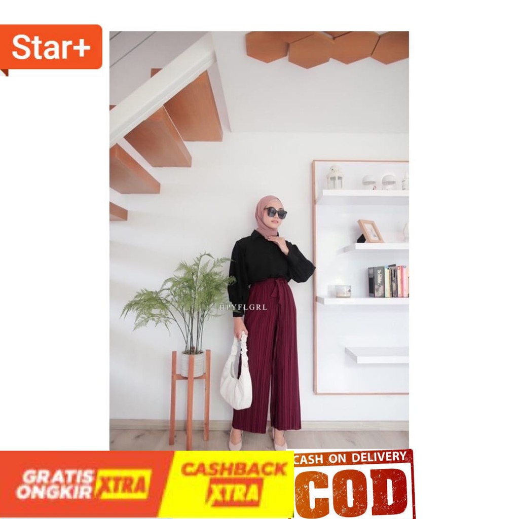 Quần Baggy Ống Rộng Họa Tiết Ca Rô Thời Trang Dành Cho Nữ | BigBuy360 - bigbuy360.vn