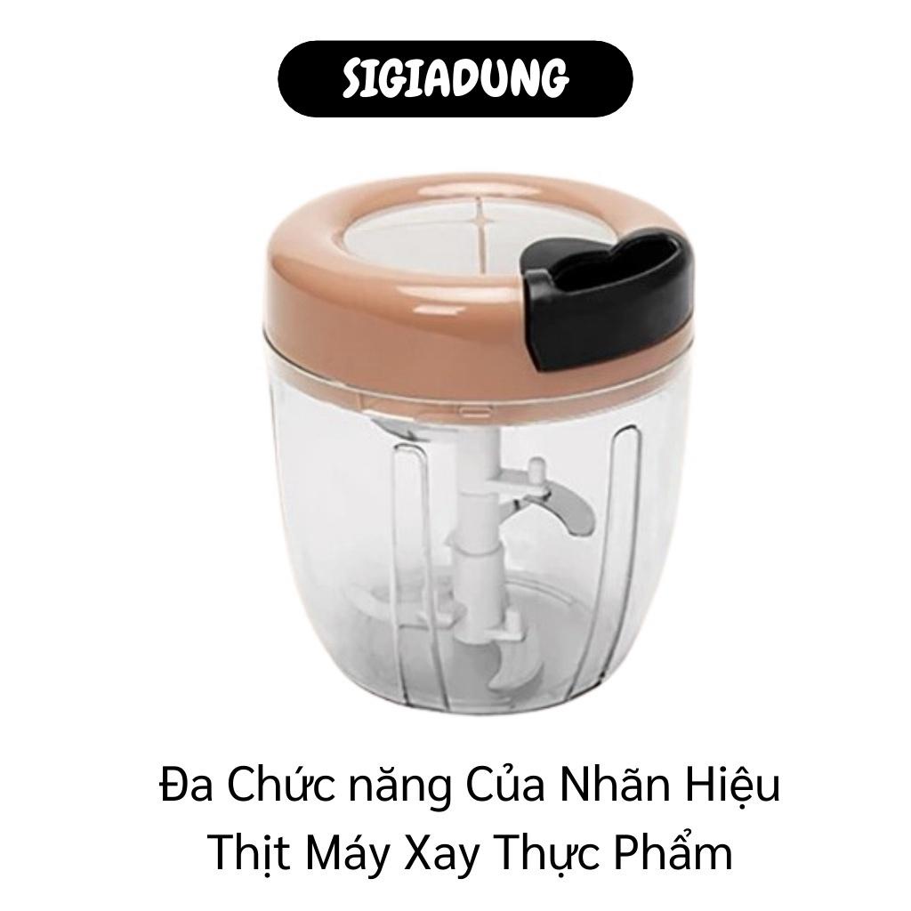 [SGD] Máy Xay Tỏi Cầm Tay - Máy Nghiền Tỏi, Ớt, Thực Phẩm Đa Năng Loại Lớn 5 Lưỡi 900ml  9869