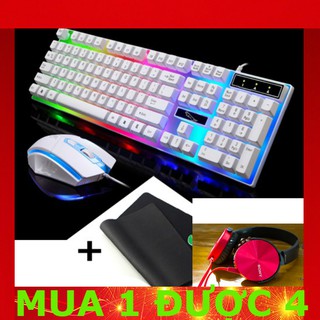 Combo bàn phím+tai nghe+ chuột+miếng lót