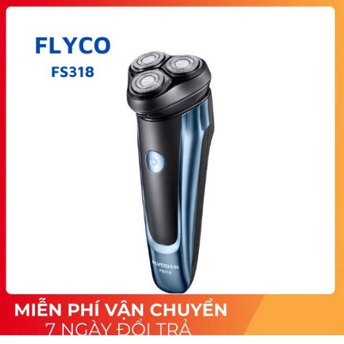 Máy Cạo Râu FLYCO FS318 Chống Nước & Chống kẹt Râu Thông Minh