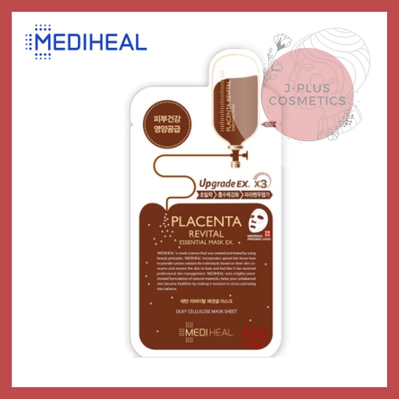 Mặt Nạ Nhau Thai Cừu Mediheal Placenta Revital Essential Mask Ex 24ml