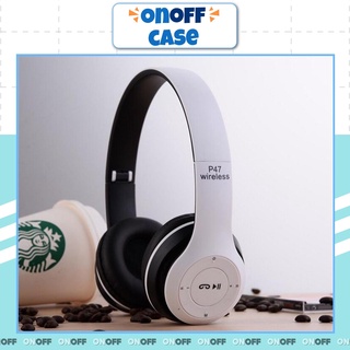 Tai Nghe Chụp Tai Bluetooth P47 - Có Khe Cắm Thẻ Nhớ - Âm Thanh Đỉnh Cao