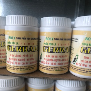 Phân bón lá 7-5-44+te gerrard 100gr