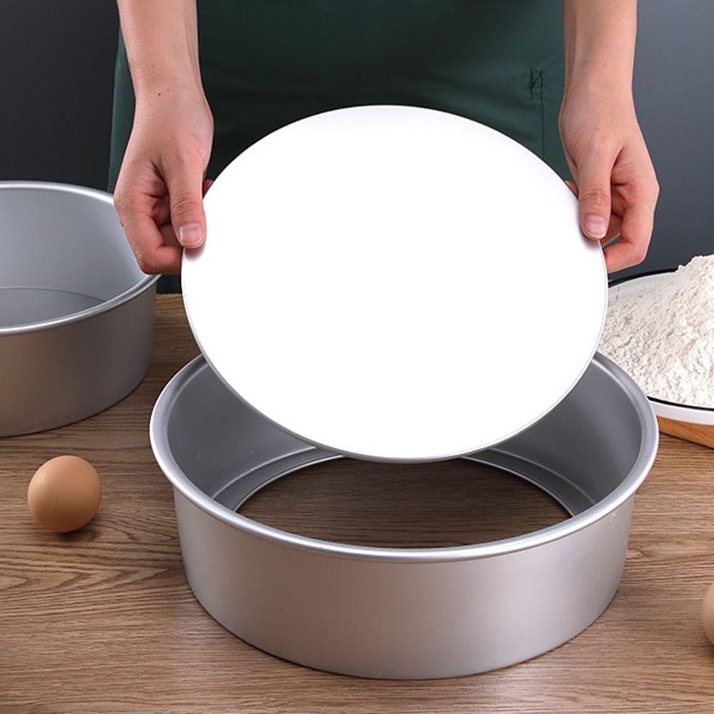 Khuôn làm bánh hình tròn bằng nhôm kích thước 4/6/8/10 Inch