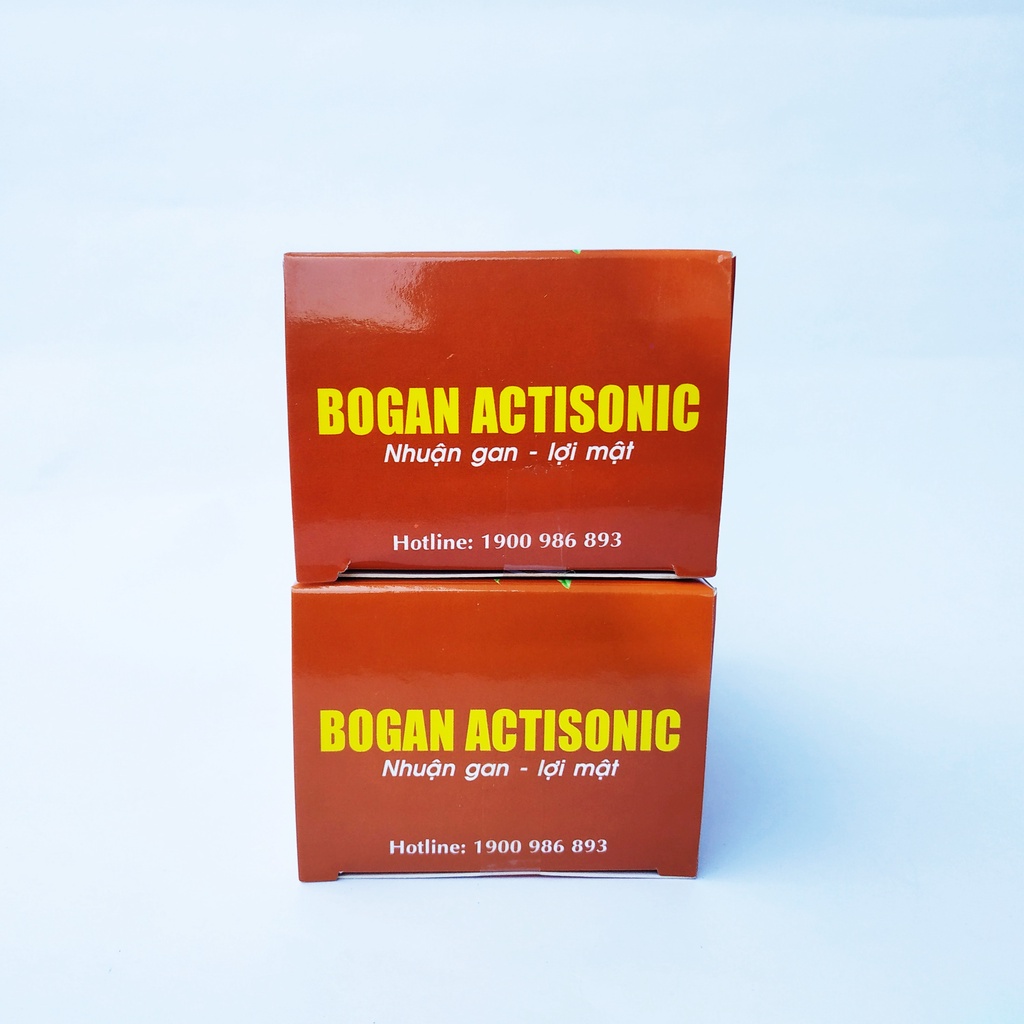 Combo 2 Hộp Viên Uống Bổ Gan Bogan Actisonic - Giúp Nhuận Gan, Lợi Mật, Giải Độc Gan - Hộp 50 Viên (Boganic)