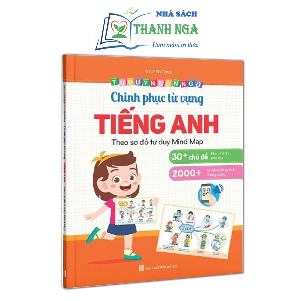 Sách - Chinh Phục Từ Vựng Tiếng Anh - Theo Sơ Đồ Tư Duy Mind Map ( Sách có kèm file đọc)