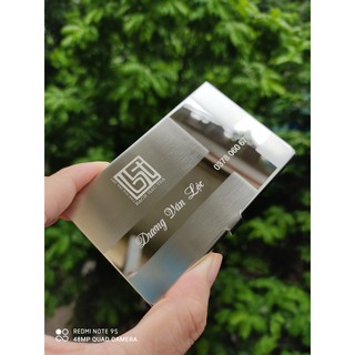 Hộp name card cao cấp thép 201 không dỉ, Hộp name card hót nhất thị trường