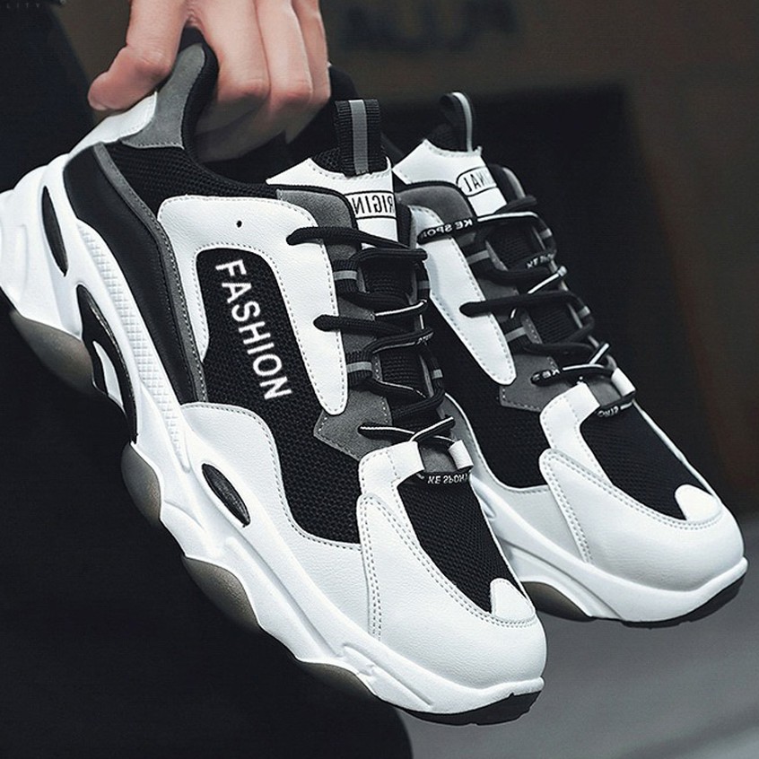 Giày Sneaker nam - Giày thể thao nam  MS4 giày nam cổ thấp đế cao fom chuẩn mẫu mới nhất | BigBuy360 - bigbuy360.vn
