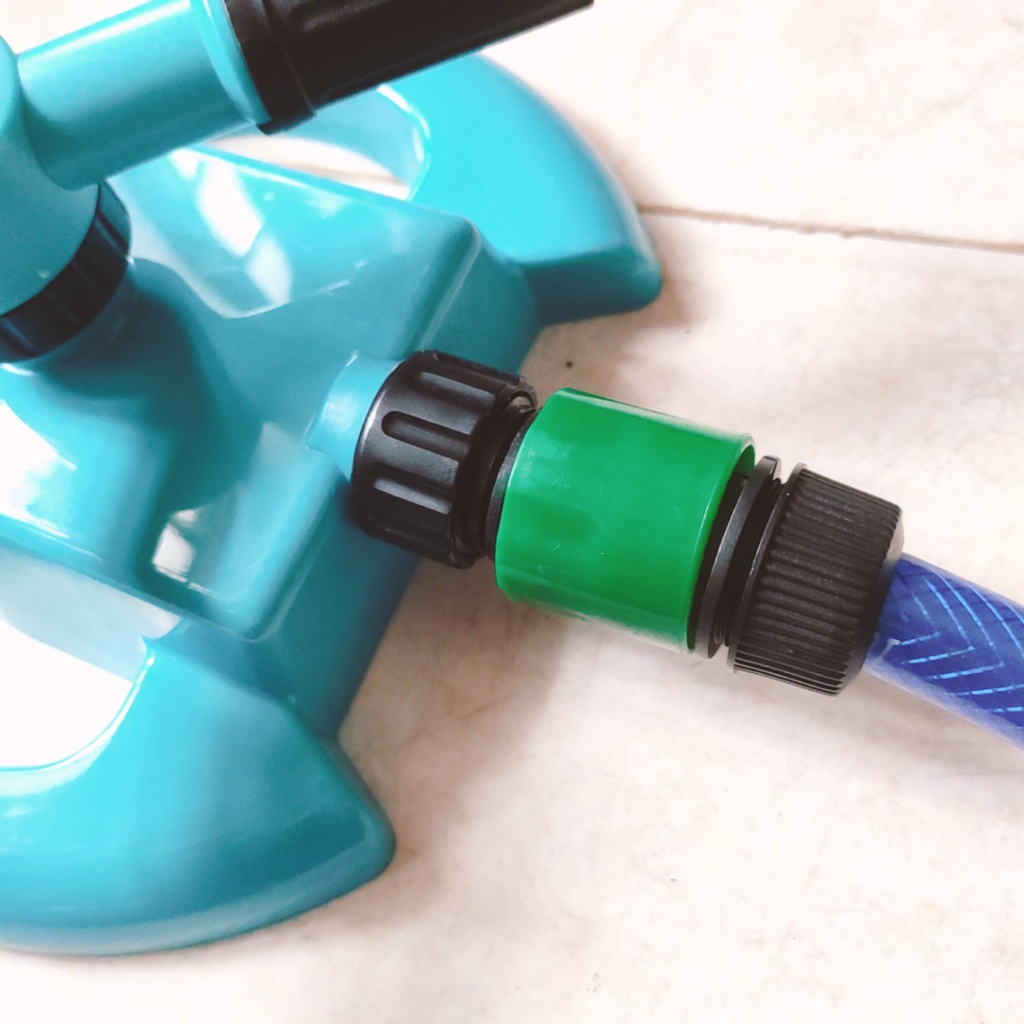 Vòi tưới cây, tưới mái tôn tự động xoay 360 độ, 15m dây