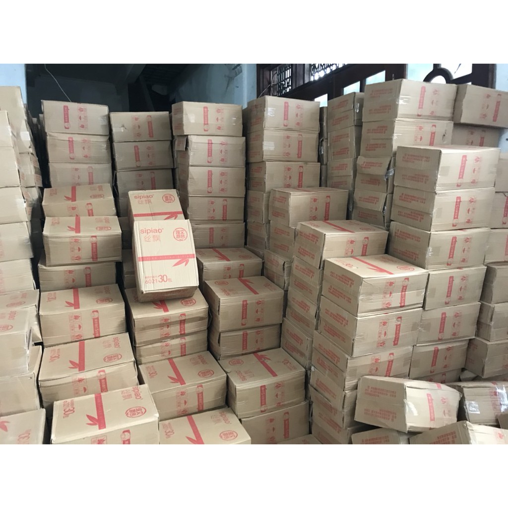 30 gói giấy ăn gấu trúc sipiao [Hàng chuẩn 300 tờ / gói]